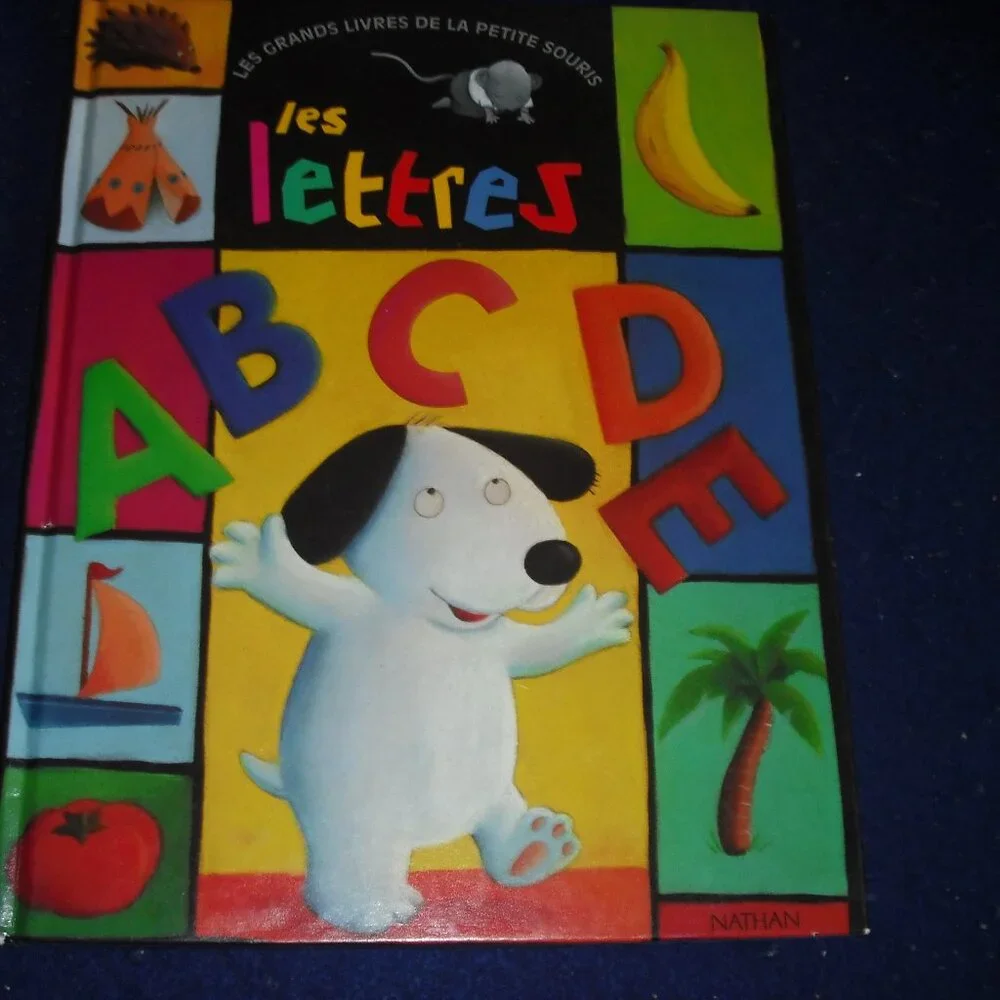 Les lettres A B C D E by Anael Dena 1995 French Hardcover Vintage